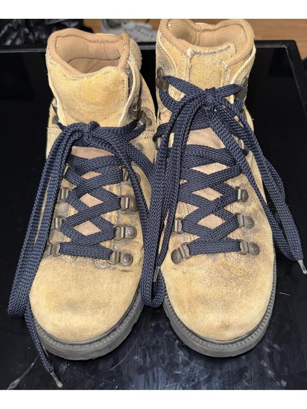 Vintage American Eagle Tan Leather Boots 11